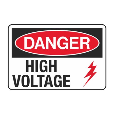 Danger High Voltage Decal